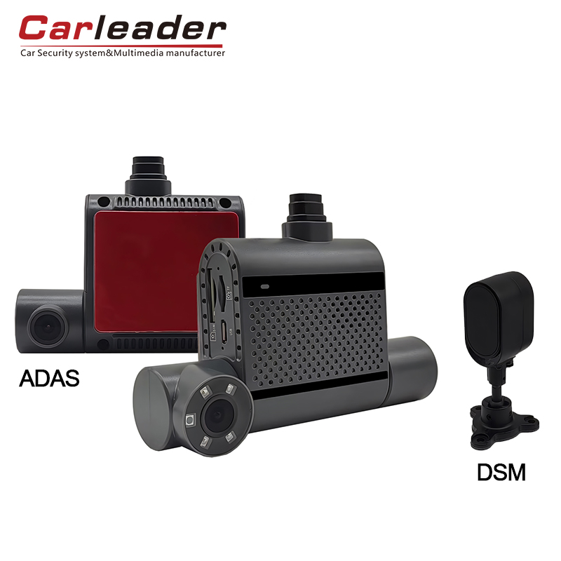 கடற்படை மேலாண்மைக்கு கார்லீடர் 3CH HD DVR பதிவு AI DASH CAMEAR