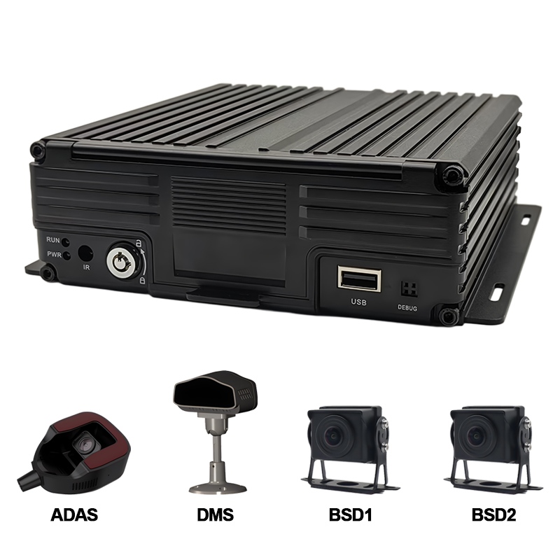8CH AI HDD மொபைல் DVR ஆதரவு ADAS+DMS+BSD